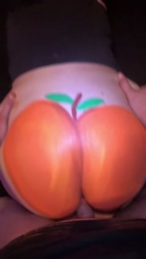 I found a peach Emoji! 🍑🍑🍑 So I had to stick my Dick in it!