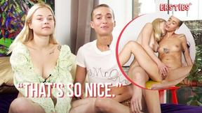 ”Ersties - Adorable Ukrainian Beauty Bianca Uses a Sex Toy To Get Jade Off”