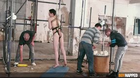 Boynapped - Xavier Sibley And Luca Zavat Part 2 Wax Torment And Bareback Hook Fucking