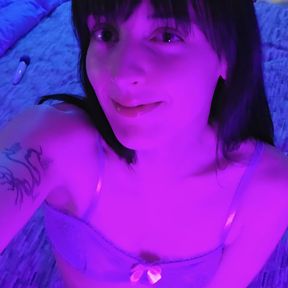 Seductive petite brunette tease - Valentine's Day