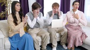 Hot StepMothers Swap Teens For Wild Lessons