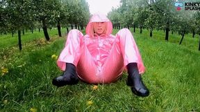 Lucy's Transparent Rainwear & Outdoor Public Pussy Tease - AVI