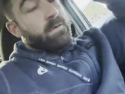 Public car wank