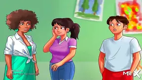 Passionate Summer Tryst: Cartoon Lovers Burn Up the Beach by Daylight