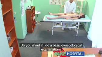 Gorgeous teen learns unprotected sex in a fake hospital