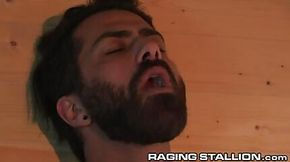 Pretty Hairy Daddy Adam Ramzi Poked In Sauna