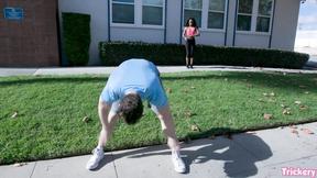 ”Trickery - Demi Sutra twerks on a muscular guys meat”