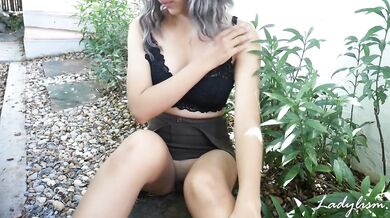 It's amazing. Masturbation At the park.