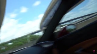 Ebony Babe Harley Dean Fucks Guy with Ferrari