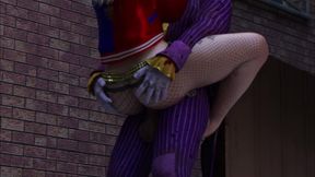 The Joker Fucks Harley Quinn in Dirty Alley Way