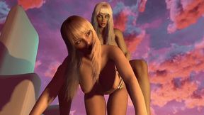 futanari dickgirl fucks girl s ass doggy style