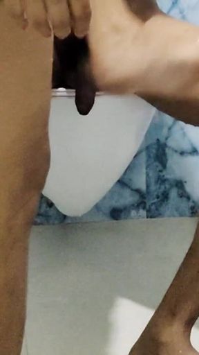 Newly Married Indian Wife Sonali with Her Husband on Wedding Night in Hotel Bathroom Part 1