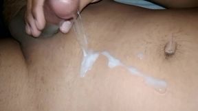 Masturbating with Japanese porn video and pajas