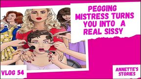 pegging hentai audio roleplay. femdom asmr. feminization