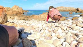 I Lick All the Cum of Sugardaddies Cock on a Secret Beach After Our Hike