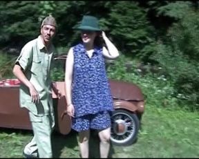 Lady From Germany Got Outdoor Fucked in This Amateur