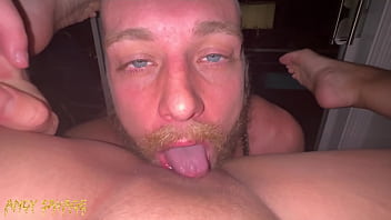 FEMALE POV pussy eating Orgasm from Blue Eye White guy