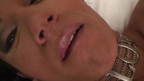 Aline Ganzarolli teases ass and jerks cock