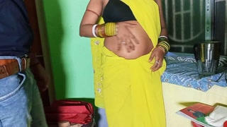 पत्नी के प्रेग्नेंट होने पर देसी SasuMaa ने DamadJi को अपनी चुत चोदने को कहा, साफ हिंदी वॉइस