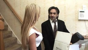 Gorgeous MILF kicked out her lover after she used him for sex