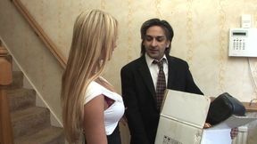 Gorgeous MILF kicked out her lover after she used him for sex
