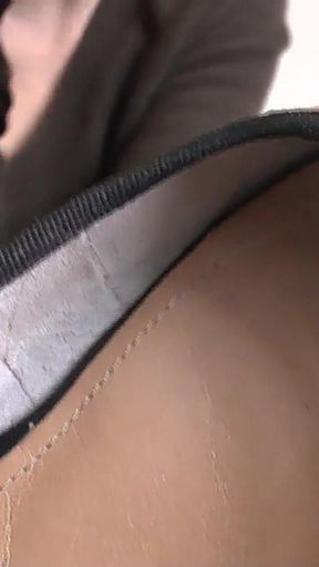 Leather Ballerina Soles Tasty and Leather Feet Sniffing, POV, JOI Lady Victoria Valente