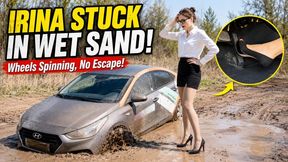Irina Late to Work Hard Stuck Driving Trouble Full 26 Min