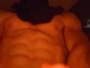 Humping pillow and showing my dick