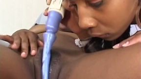 Some sex toys are helpful for voracious dark skinned lesbos to reach orgasm