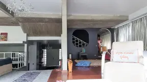 Hotty Latina shows off big ass while sucking cock and imagining great orgasms