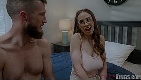 Jackie Hoff- Nerdy Stepsister Squirts From Anal