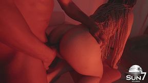 the ghost of sex was haunting the house, he decided to fuck the slut who was crazy for dick! - clarkes and lua baiana - halloween