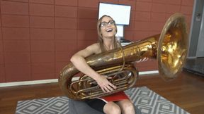 Jenny Tries Out the Tuba (MP4 - 1080p)