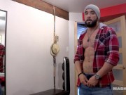 Maskurbate Lumberjack Hunk has a Nice Cock