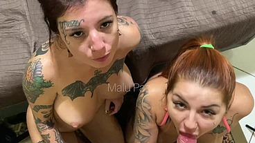 Essas ruivinhas são viciadas em receber leitinho na cara ??