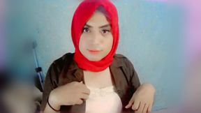 Sissy Hijab Fun Masturbating Solo