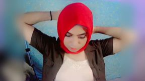 Sissy Hijab Fun Masturbating Solo