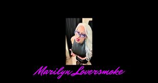 Marilyn getting ready with model moves.