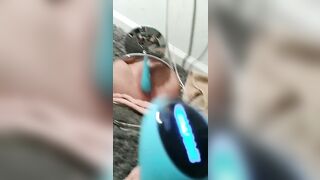 MILF/PAWG Cremes an Squirts after Having Fun inside Panties for Live Fans