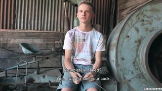 Light-haired Youngster Gets Paid From A Random Stranger To Have Fuck-fest