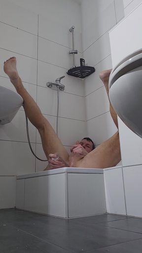 Pissing, Showering and Masturbating on the Construction Site Part 2