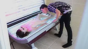 Danni Rivers in Stepbro Creeps On Tanning Stepsis - SpyFam
