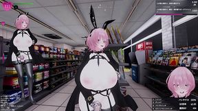 【3D】SecretFlasherManaka 【Japanese Hentai game】