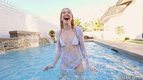 Kallie Taylor took a dip in the pool and now wants sex