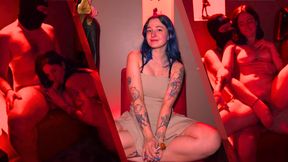 KHALAMITE first time in a libertine club! - Hot Voyeur Sex Show with a Subscriber