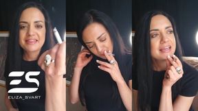 Chainsmoking Q&A: Smoking two Marlboro red 100 while answering to 19 smokey questions