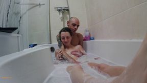 Being Naughty With Each Other In The Bath Tub