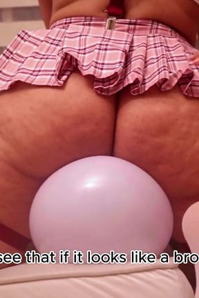 Inflated with Balloons and Rubbing to Turn You on Like Never Before. Kylei Ellish and Ann Rides