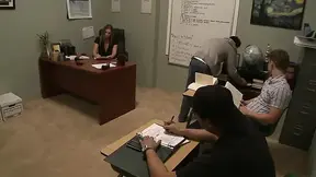 Busty teacher seduced by her student