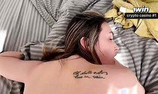 Step-mom allows stepson to give her a sole rubdown but things get filthy when he can't fight back pulverizing her raw honeypot.